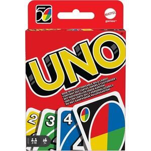 UNO Classic Card Game 112 Cards Customizable Erasable Wild Kids Gift Ages 7+